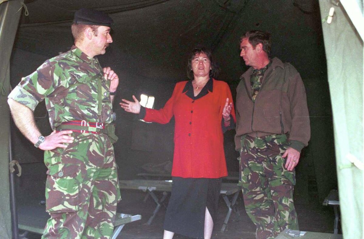 1st Battalion, Royal Anglian Regiment deployed to Kosovo in 1999