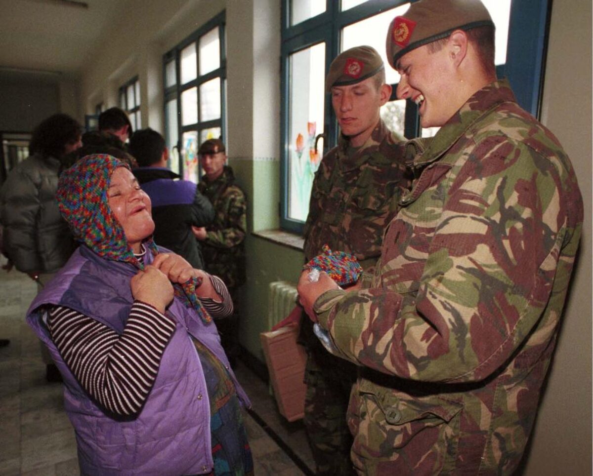 1st Battalion, Royal Anglian Regiment deployed to Kosovo in 1999