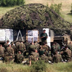 1st Battalion, Royal Anglian Regiment deployed to Kosovo in 1999.