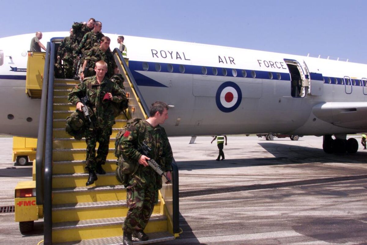1st Battalion, Royal Anglian Regiment deployed to Kosovo in 1999