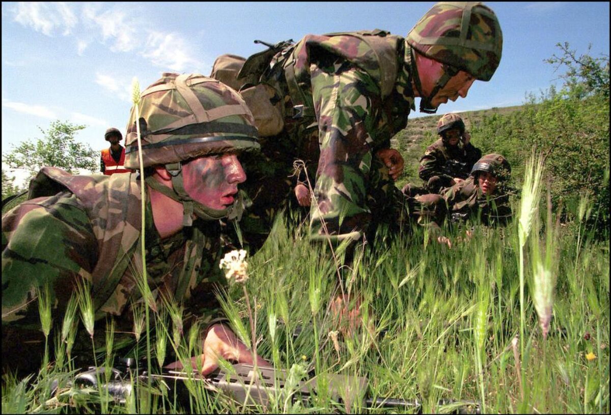 1st Battalion, Royal Anglian Regiment deployed to Kosovo in 1999