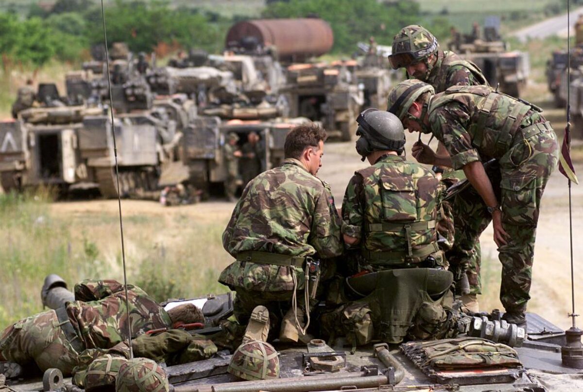 1st Battalion, Royal Anglian Regiment deployed to Kosovo in 1999