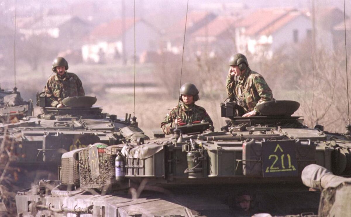 1st Battalion, Royal Anglian Regiment deployed to Kosovo in 1999