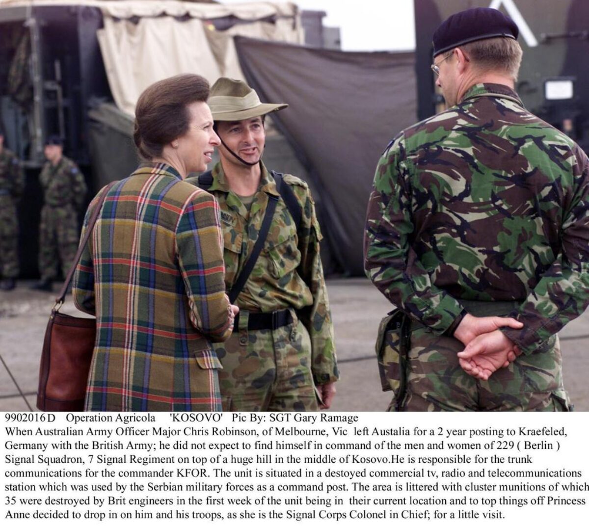 1st Battalion, Royal Anglian Regiment deployed to Kosovo in 1999