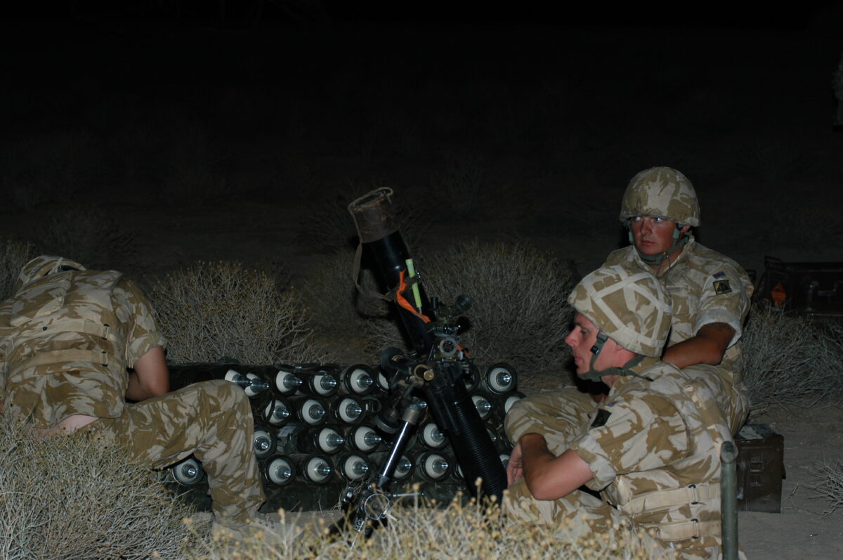 Operation TELIC 6 in 2005. A Company 1st Battalion, Royal Anglian Regiment. 
