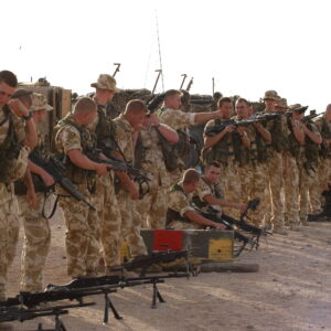 Operation TELIC 6 in 2005. A Company 1st Battalion, Royal Anglian Regiment. 