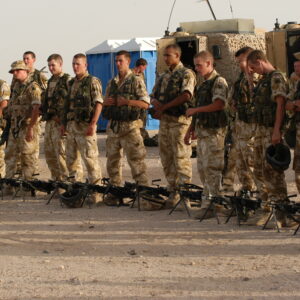 Operation TELIC 6 in 2005. A Company 1st Battalion, Royal Anglian Regiment. 