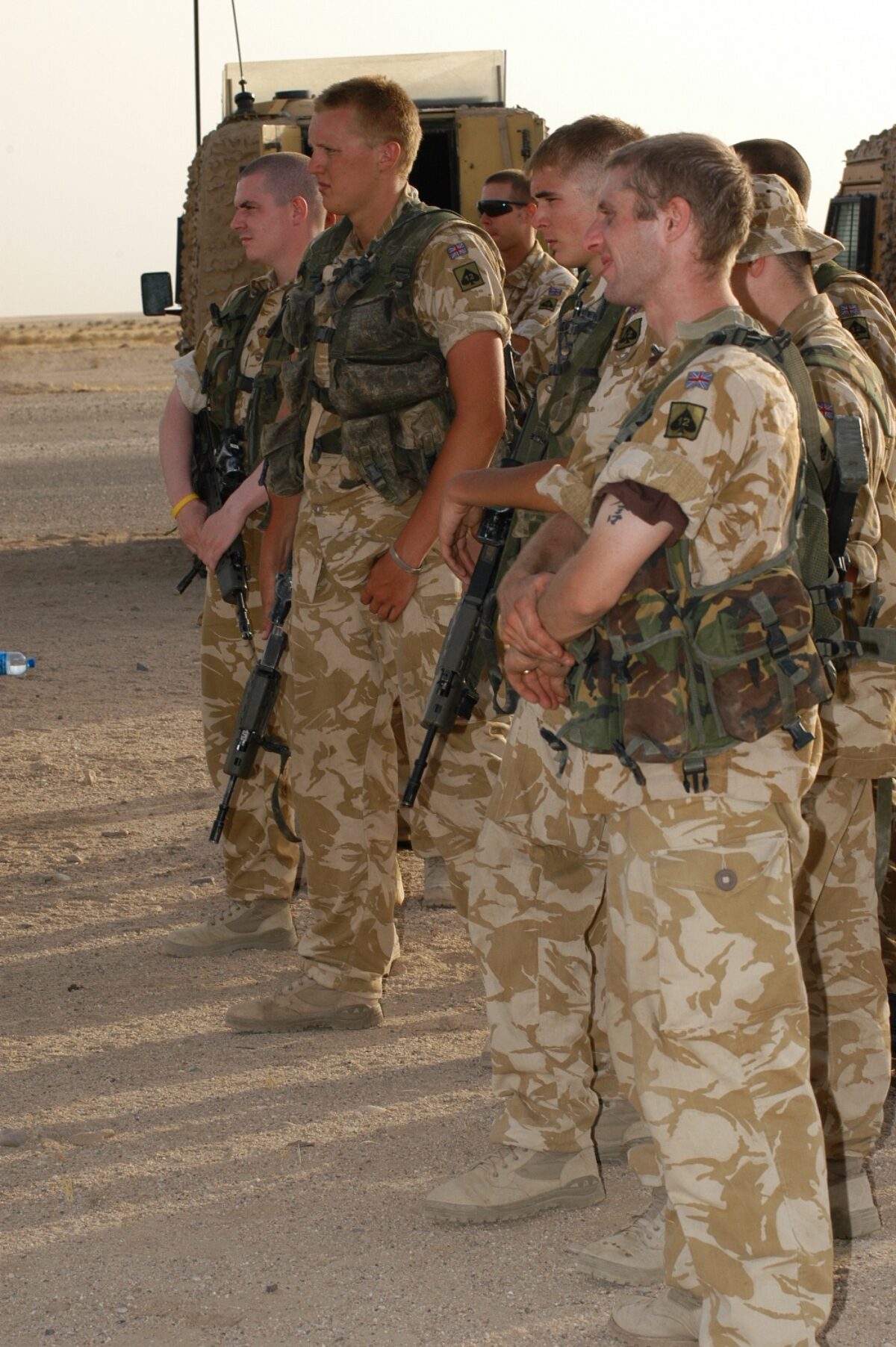 Operation TELIC 6 in 2005. A Company 1st Battalion, Royal Anglian Regiment. 