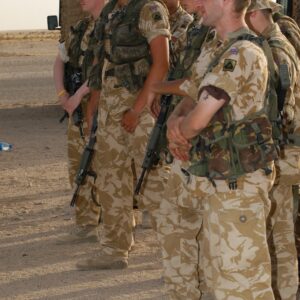 Operation TELIC 6 in 2005. A Company 1st Battalion, Royal Anglian Regiment. 