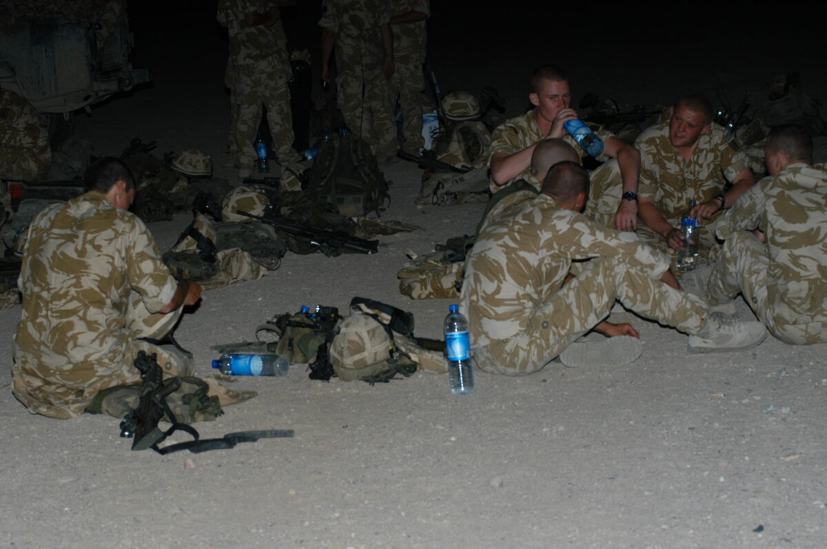 Operation TELIC 6 in 2005. A Company 1st Battalion, Royal Anglian Regiment. 