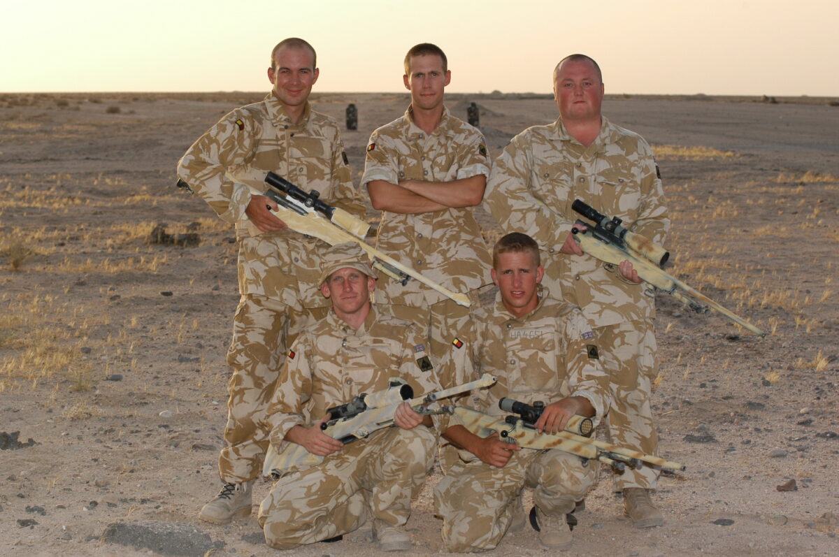 Operation TELIC 6 in 2005. A Company 1st Battalion, Royal Anglian Regiment. 