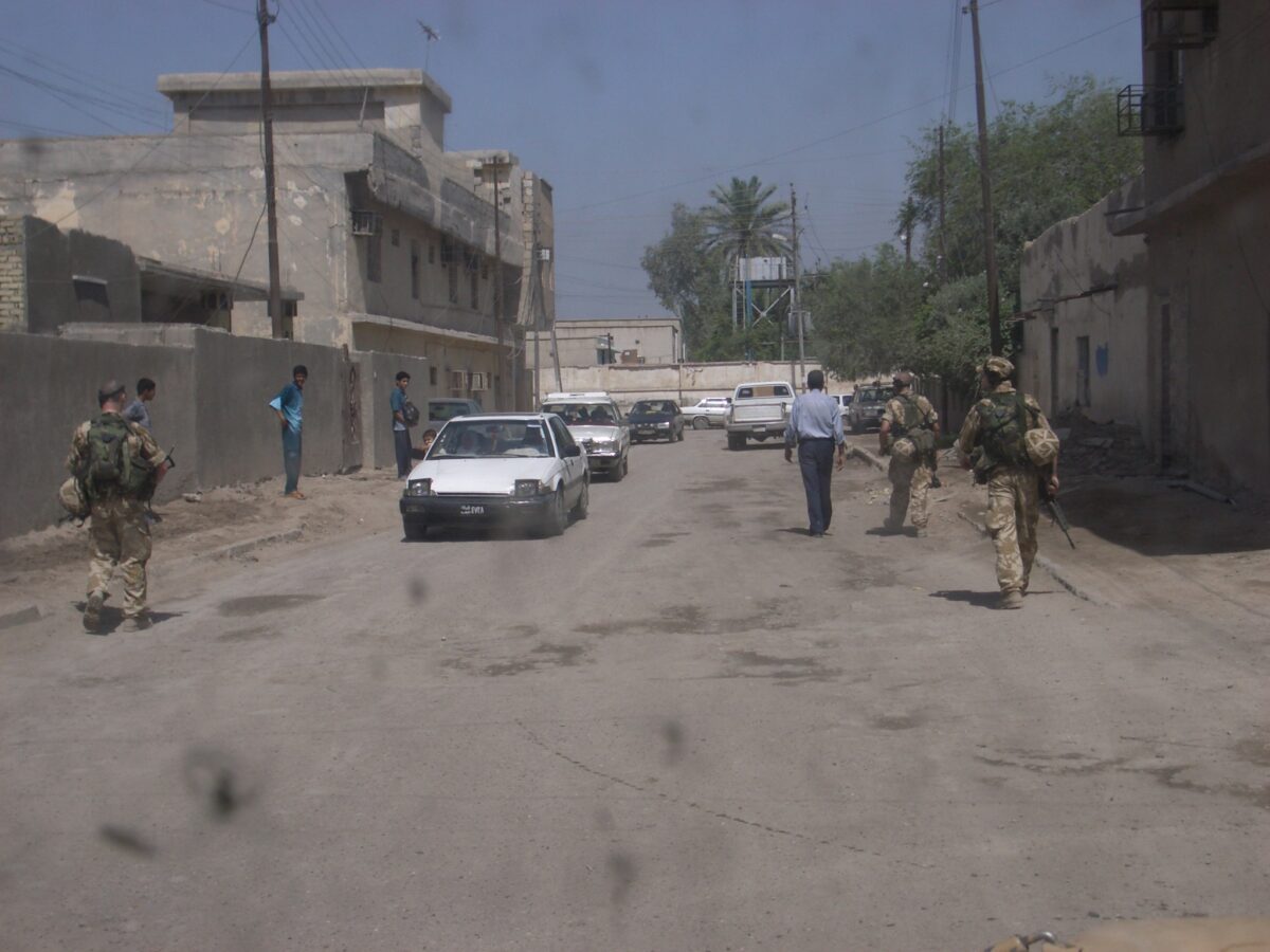 Operation TELIC 6 in 2005. 1st Battalion, Royal Anglian Regiment.