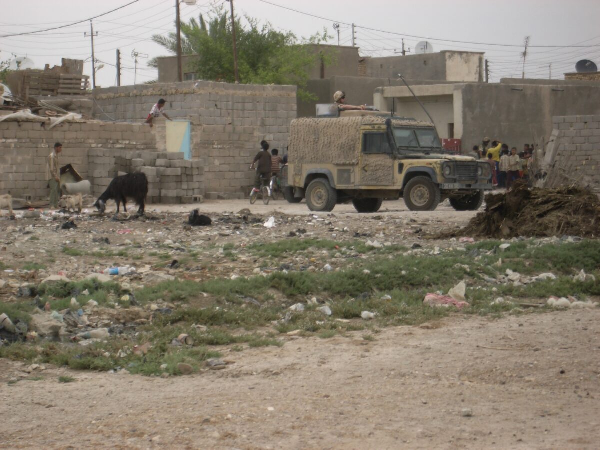 Operation TELIC 6 in 2005. 1st Battalion, Royal Anglian Regiment.