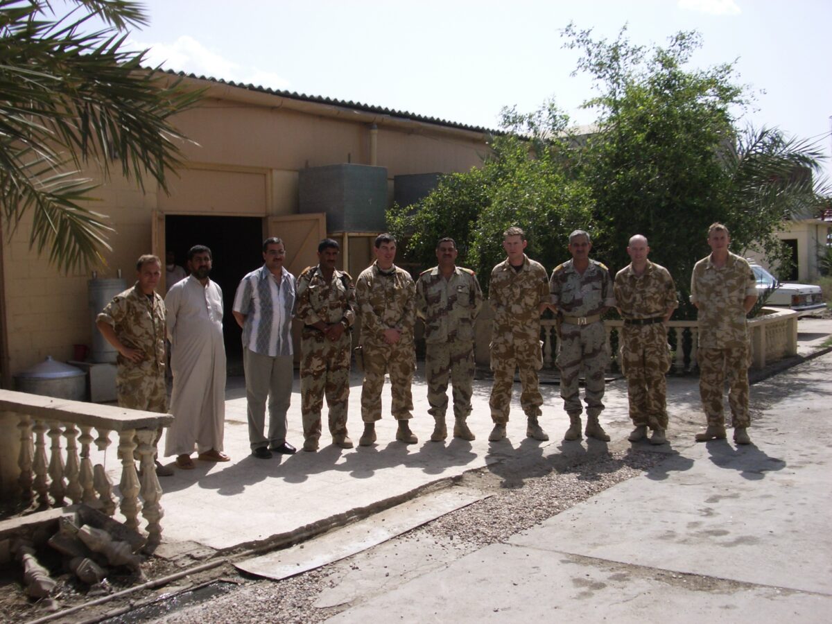 Operation TELIC 6 in 2005. 1st Battalion, Royal Anglian Regiment.