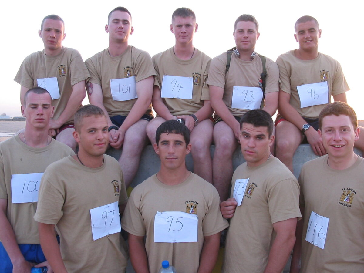 Operation TELIC 6 in 2005. 1st Battalion, Royal Anglian Regiment.