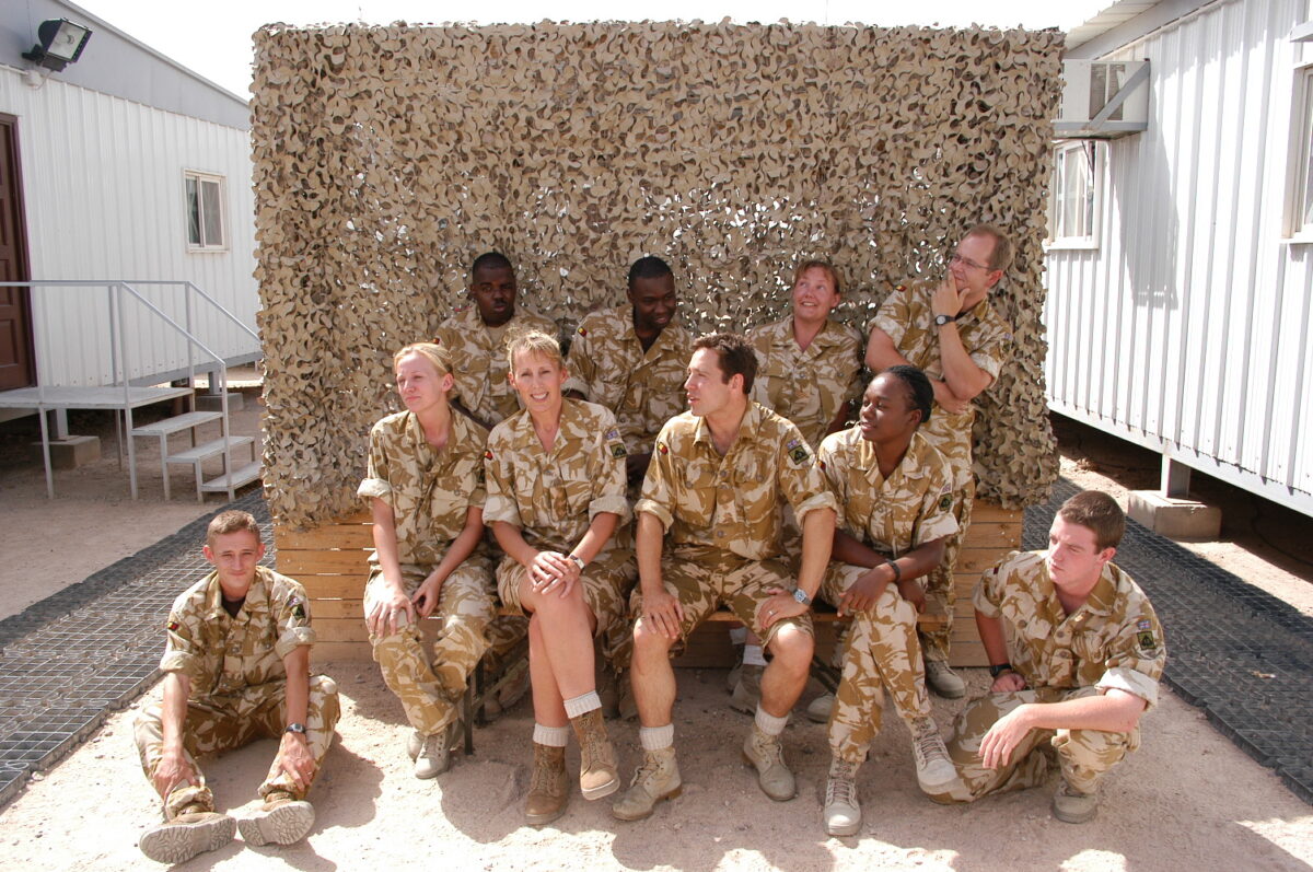 Operation TELIC 6 in 2005. 1st Battalion, Royal Anglian Regiment.