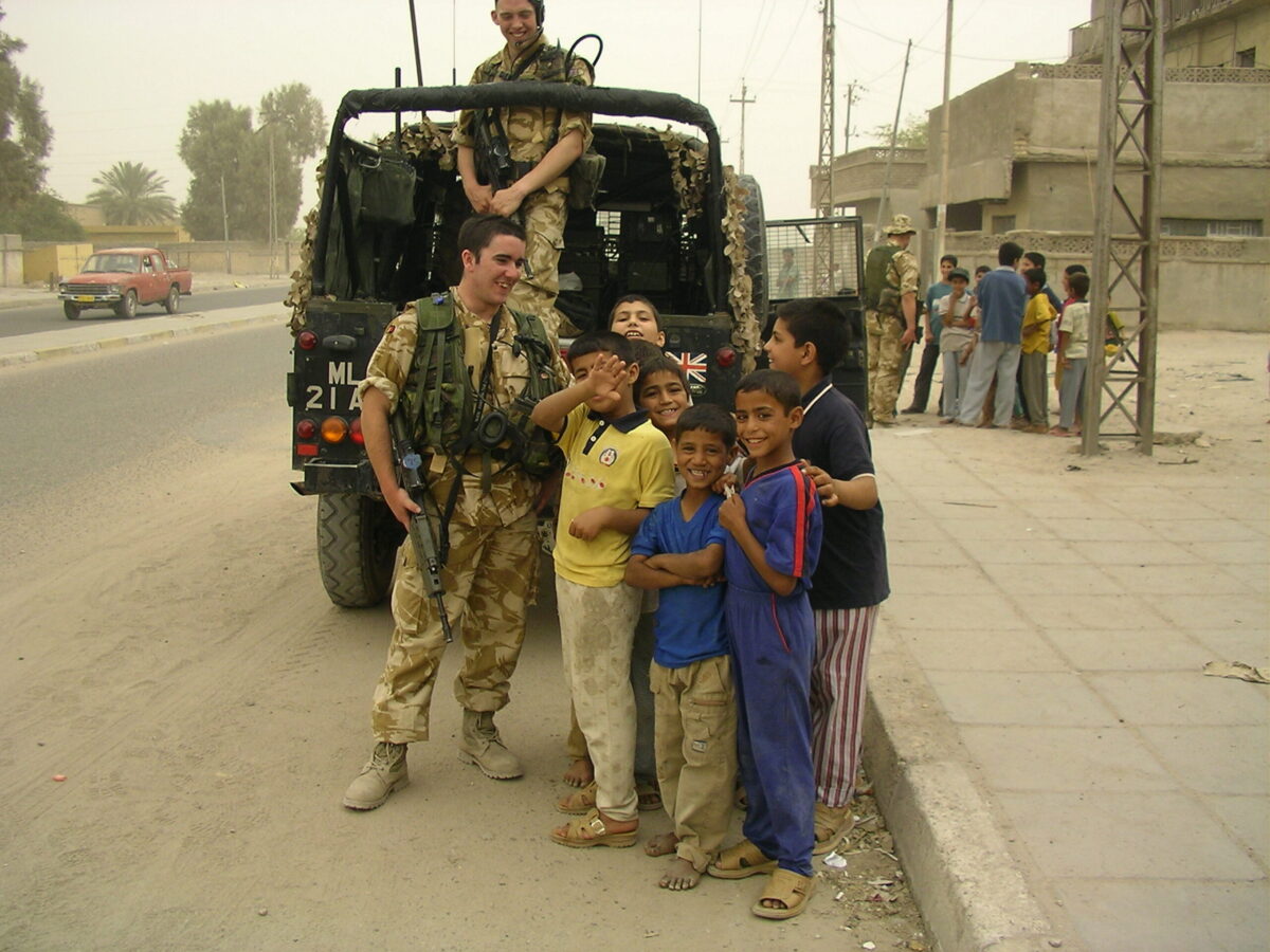 Operation TELIC 6 in 2005. 1st Battalion, Royal Anglian Regiment.