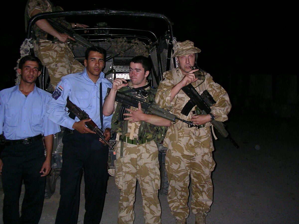 Operation TELIC 6 in 2005. 1st Battalion, Royal Anglian Regiment.