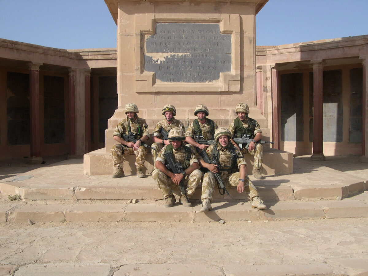 Operation TELIC 6 in 2005. 1st Battalion, Royal Anglian Regiment.