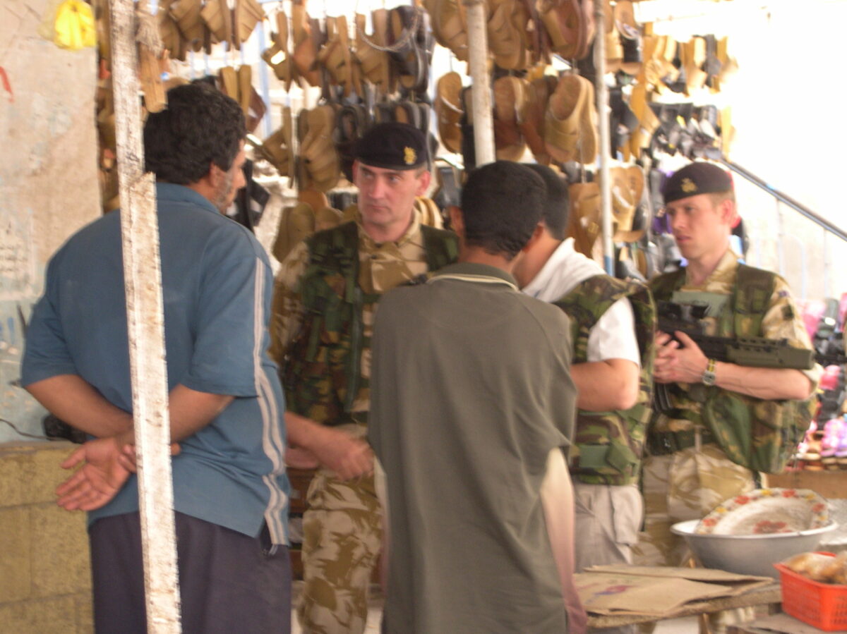 Operation TELIC 6 in 2005. 1st Battalion, Royal Anglian Regiment.