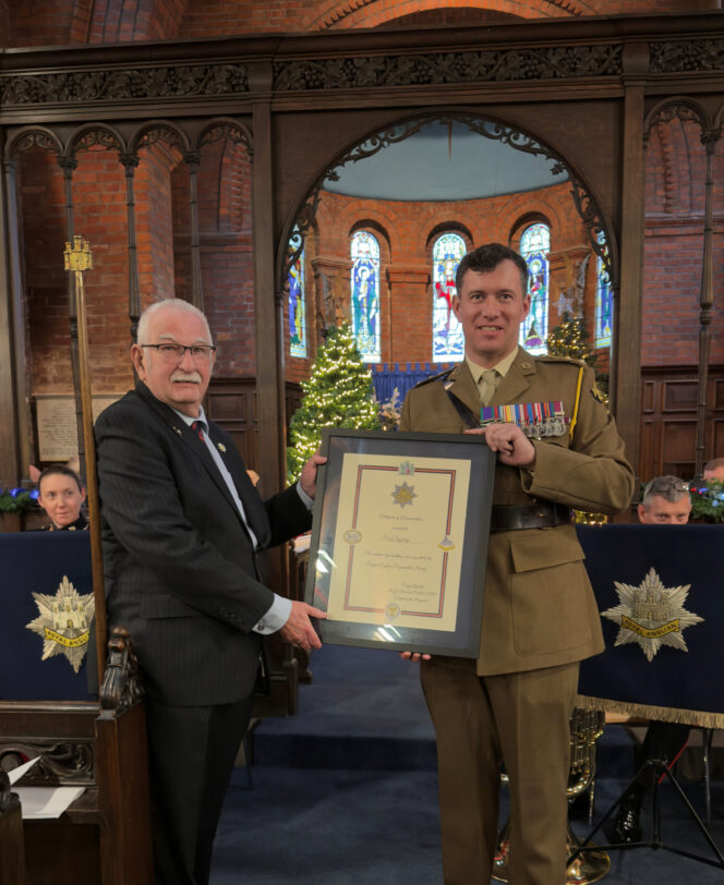 Colonel of the Regiment commendation