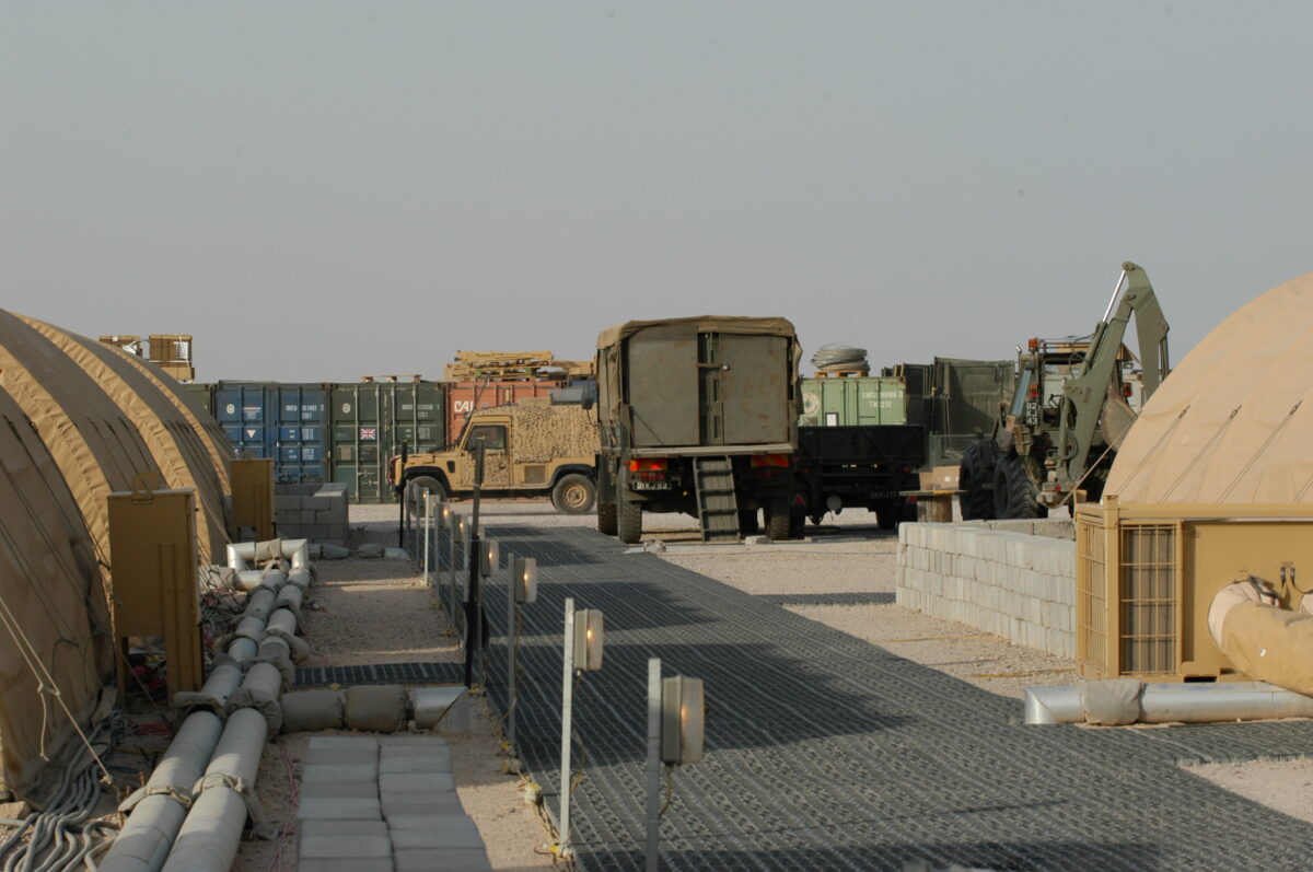 Operation TELIC 6 in 2005. 1st Battalion, Royal Anglian Regiment.