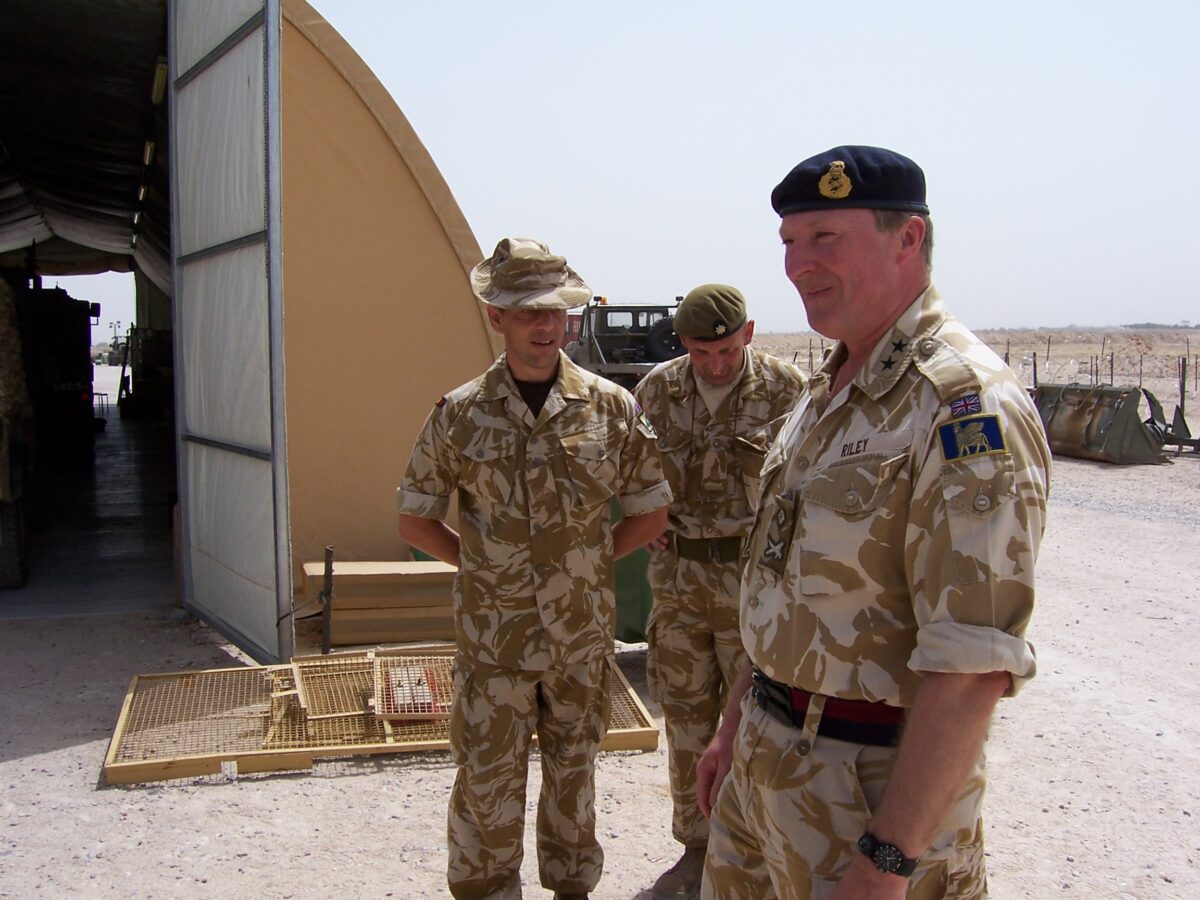 Operation TELIC 6 in 2005. 1st Battalion, Royal Anglian Regiment.