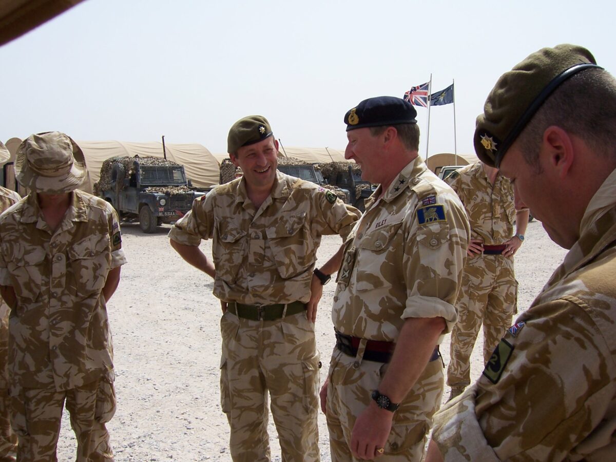 Operation TELIC 6 in 2005. 1st Battalion, Royal Anglian Regiment.