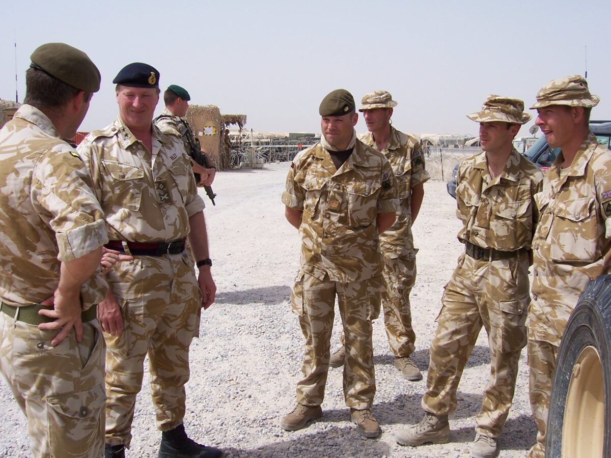 Operation TELIC 6 in 2005. 1st Battalion, Royal Anglian Regiment.