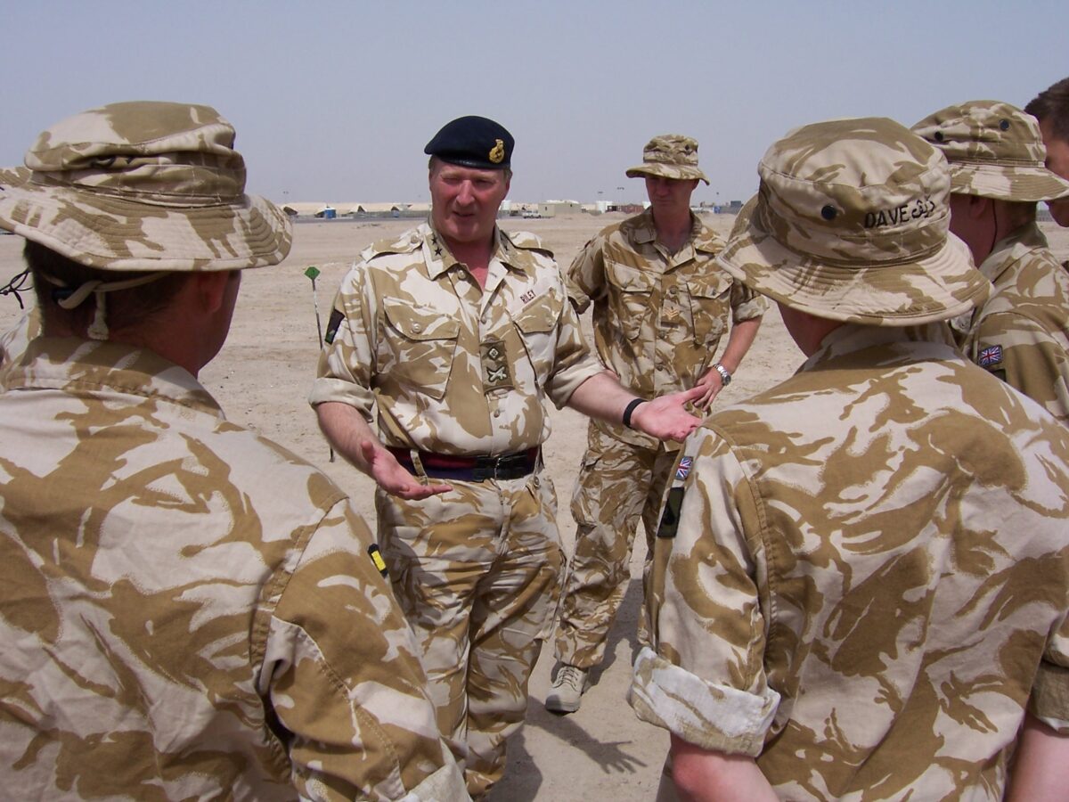 Operation TELIC 6 in 2005. 1st Battalion, Royal Anglian Regiment.