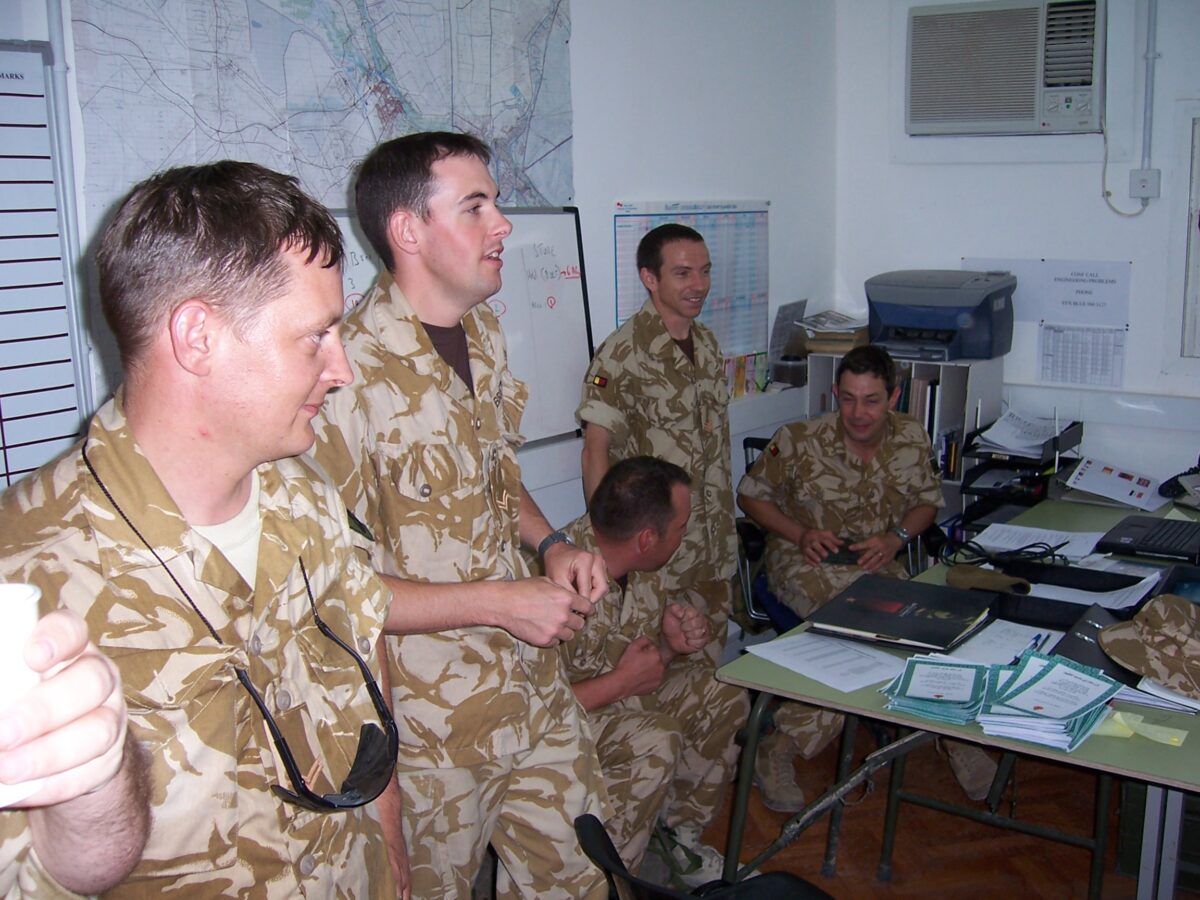Operation TELIC 6 in 2005. 1st Battalion, Royal Anglian Regiment.