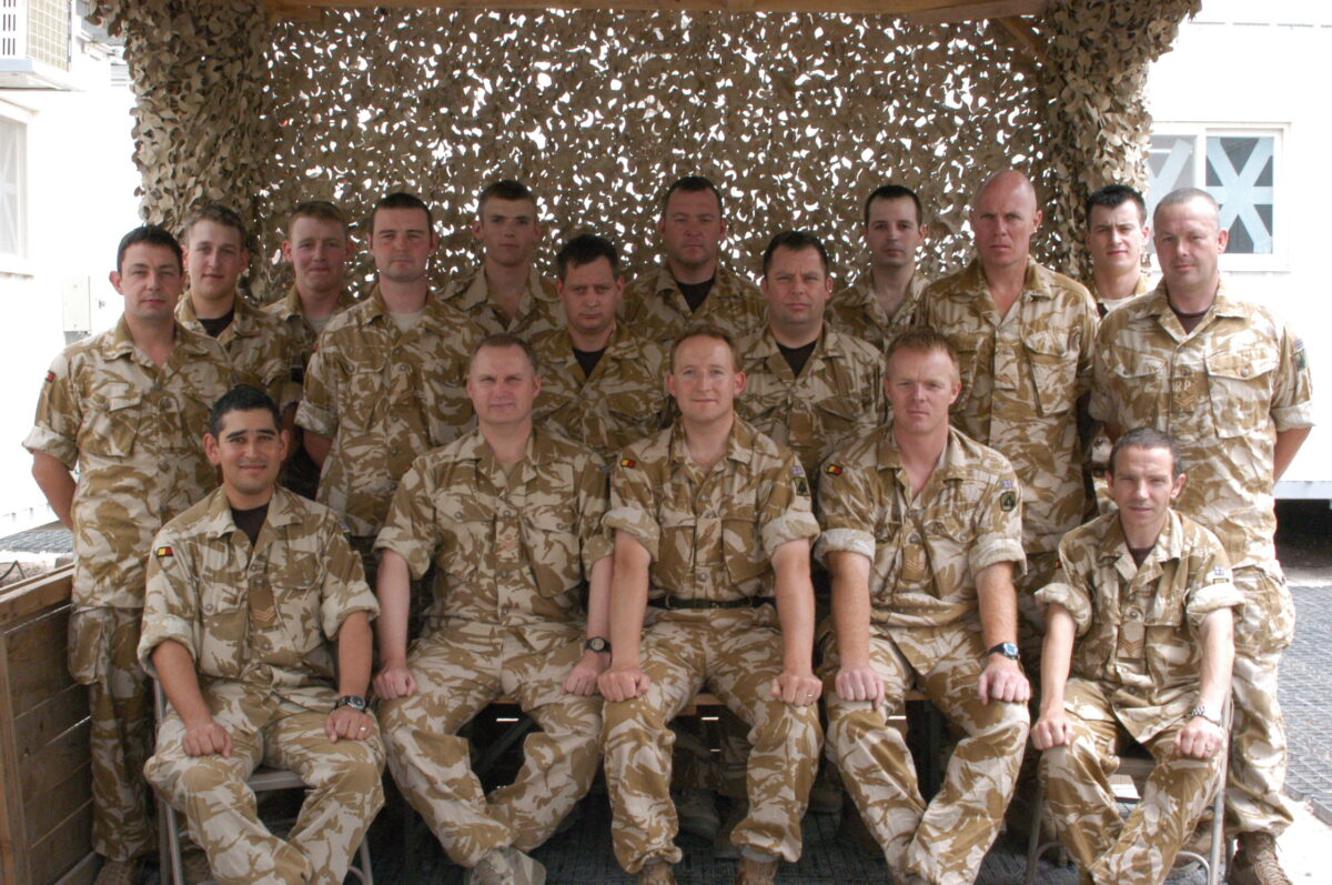 Operation TELIC 6 in 2005. 1st Battalion, Royal Anglian Regiment.