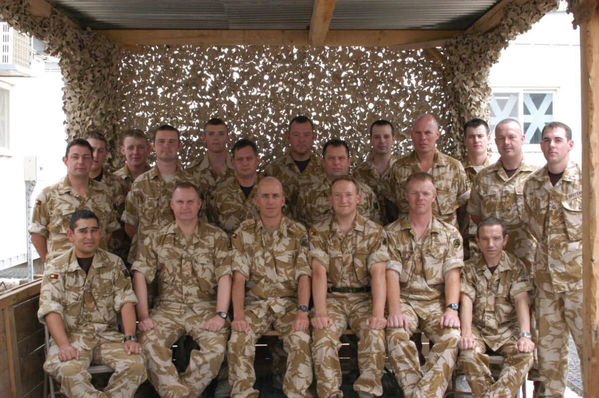 Operation TELIC 6 in 2005. 1st Battalion, Royal Anglian Regiment.