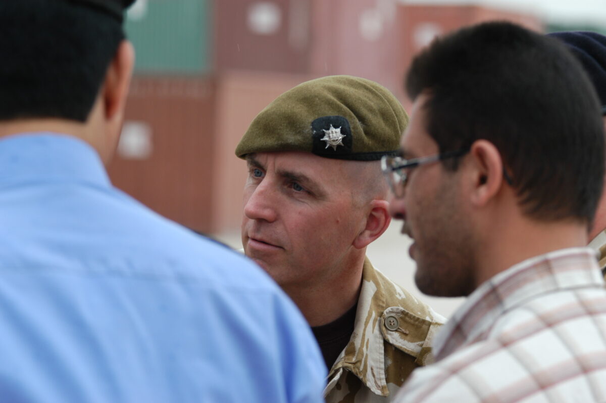 Operation TELIC 6 in 2005. 1st Battalion, Royal Anglian Regiment.