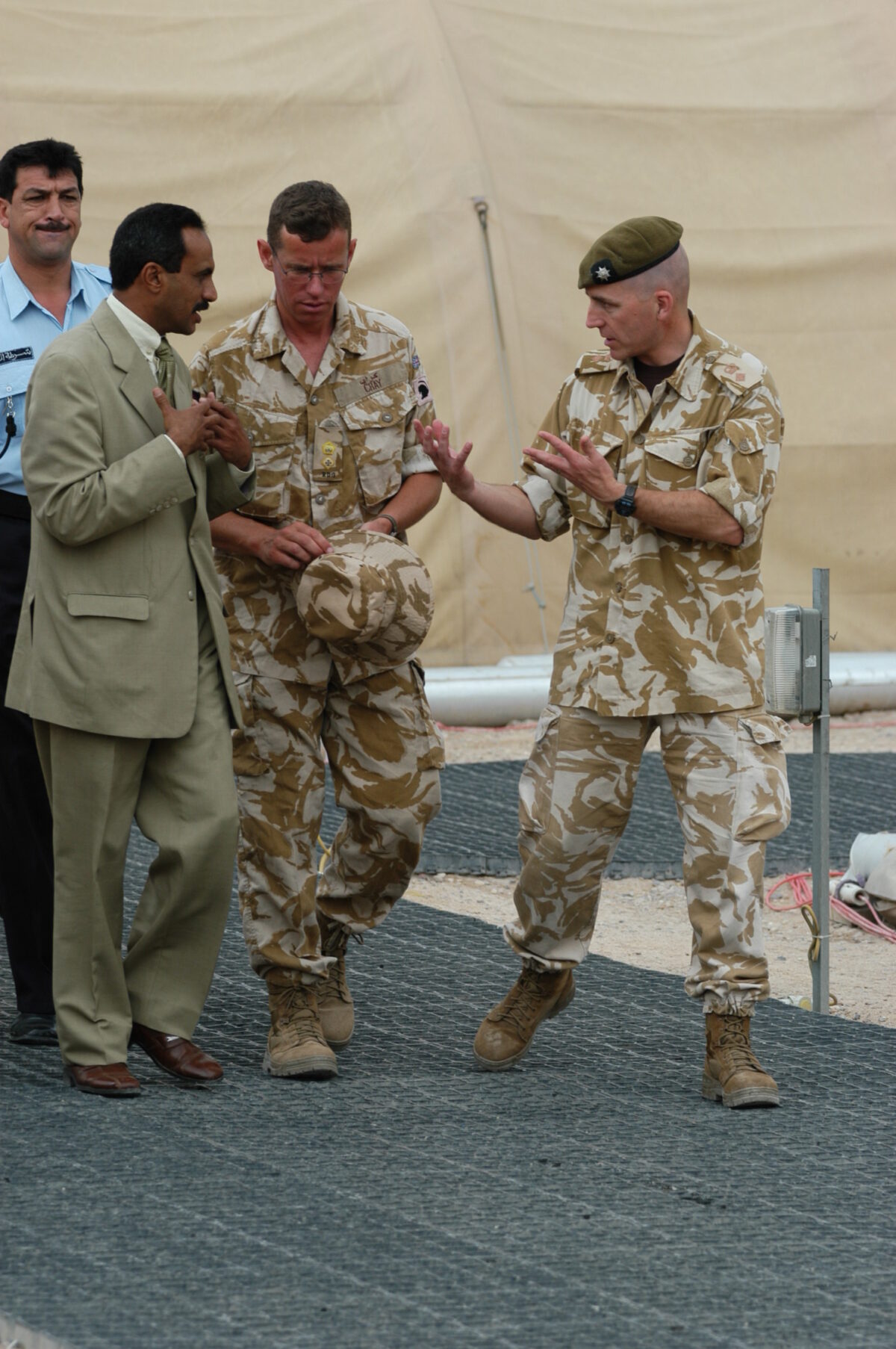 Operation TELIC 6 in 2005. 1st Battalion, Royal Anglian Regiment.