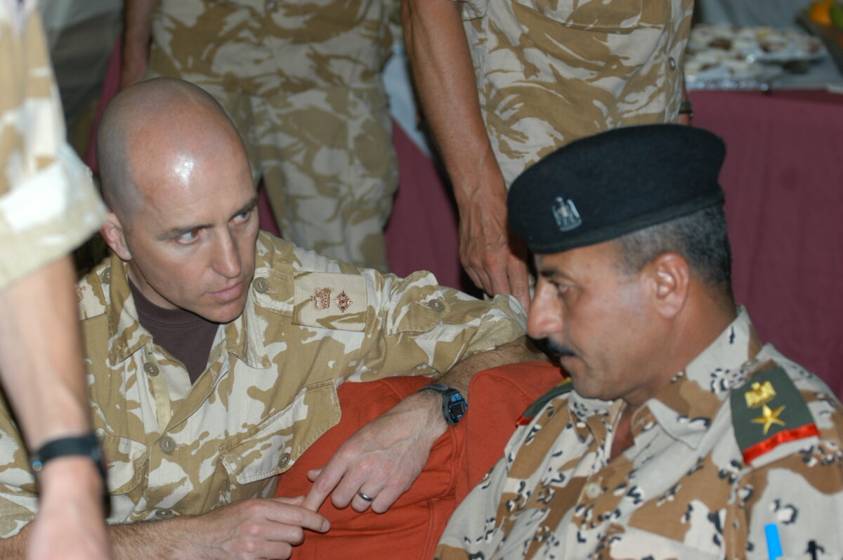 Operation TELIC 6 in 2005. 1st Battalion, Royal Anglian Regiment.