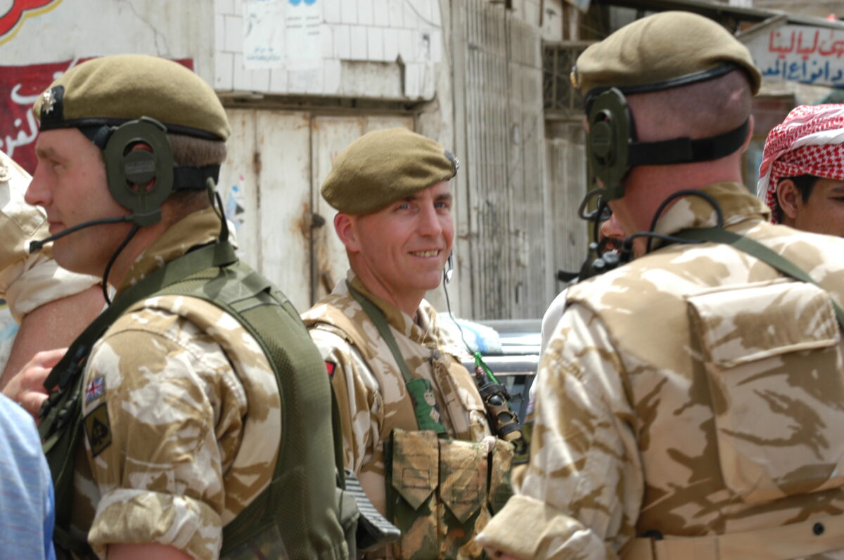 Operation TELIC 6 in 2005. 1st Battalion, Royal Anglian Regiment.