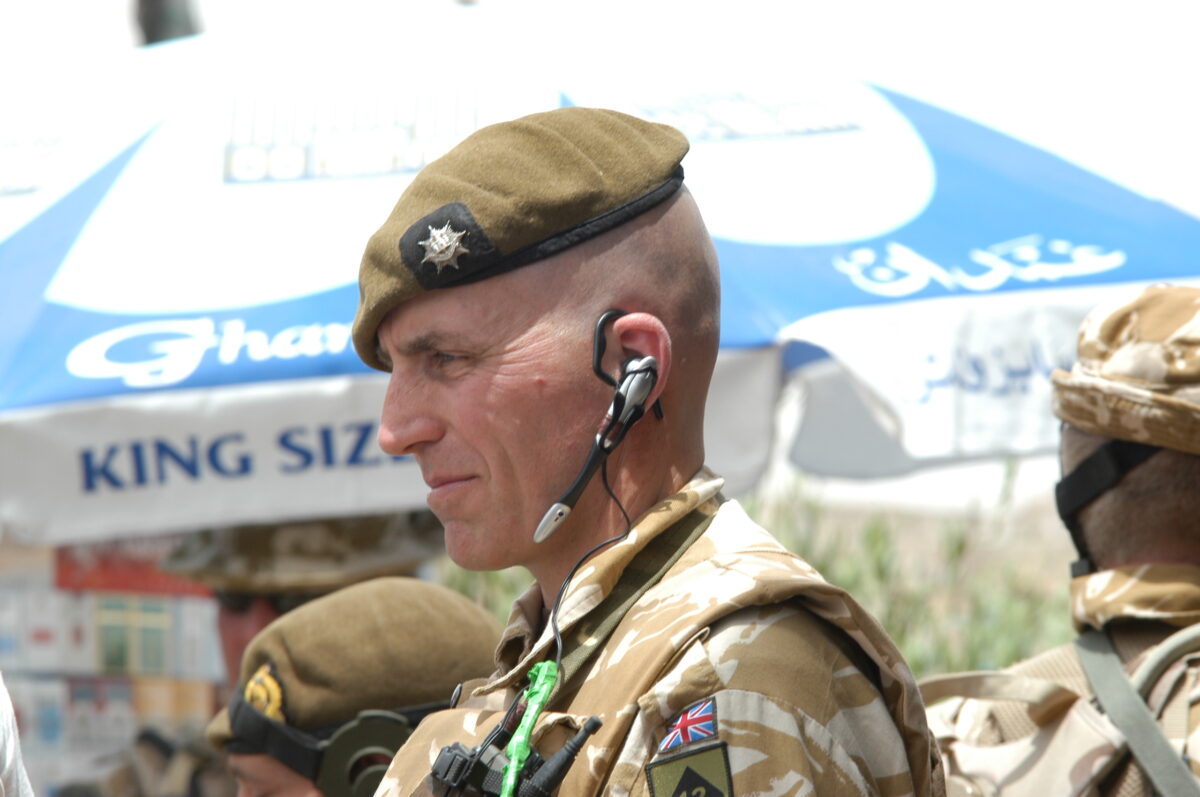 Operation TELIC 6 in 2005. 1st Battalion, Royal Anglian Regiment.