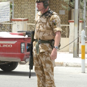 Operation TELIC 6 in 2005. 1st Battalion, Royal Anglian Regiment.