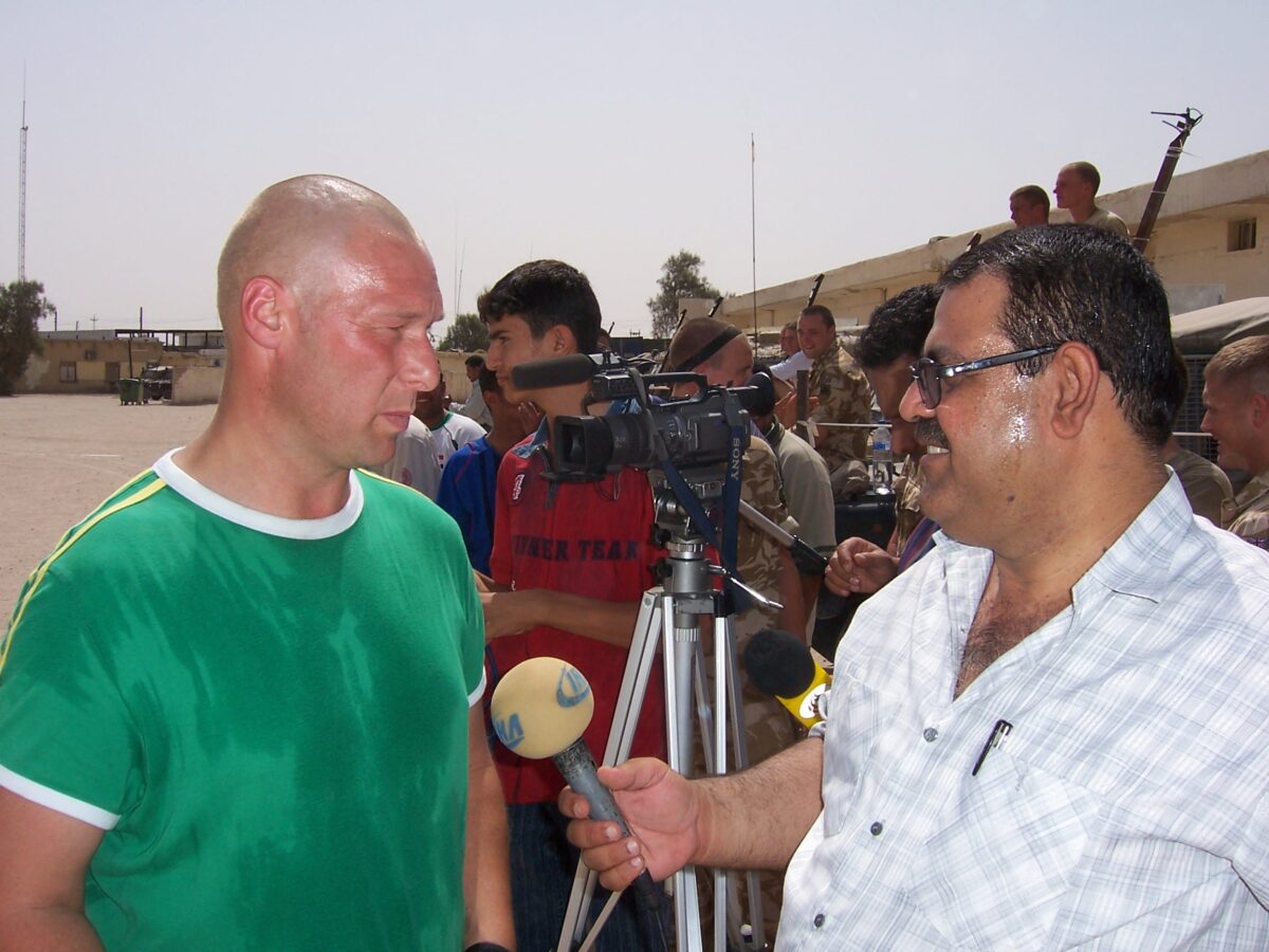 Operation TELIC 6 in 2005. 1st Battalion, Royal Anglian Regiment.