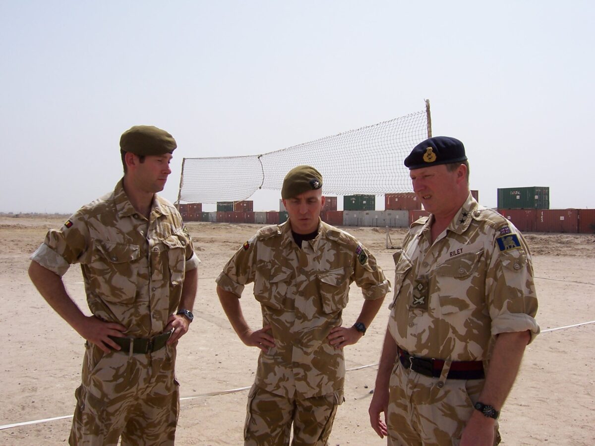 Operation TELIC 6 in 2005. 1st Battalion, Royal Anglian Regiment.