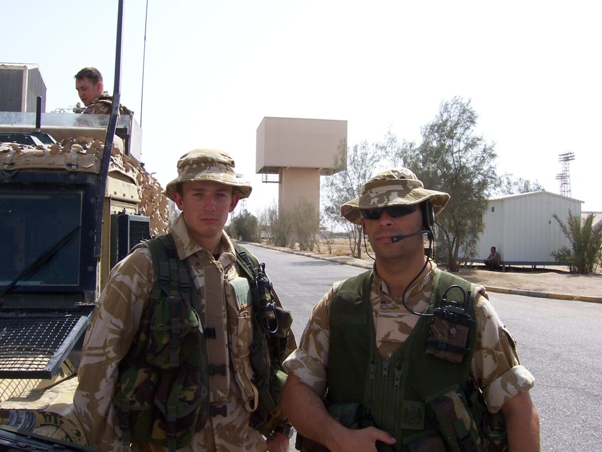 Operation TELIC 6 in 2005. 1st Battalion, Royal Anglian Regiment.