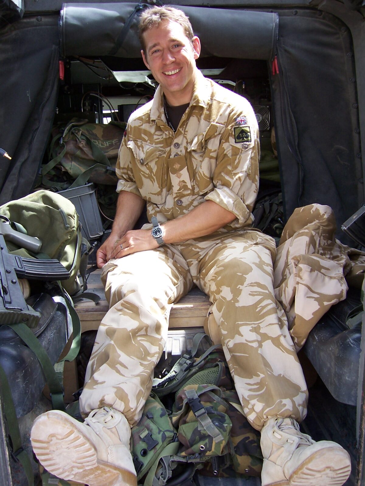 Operation TELIC 6 in 2005. 1st Battalion, Royal Anglian Regiment.