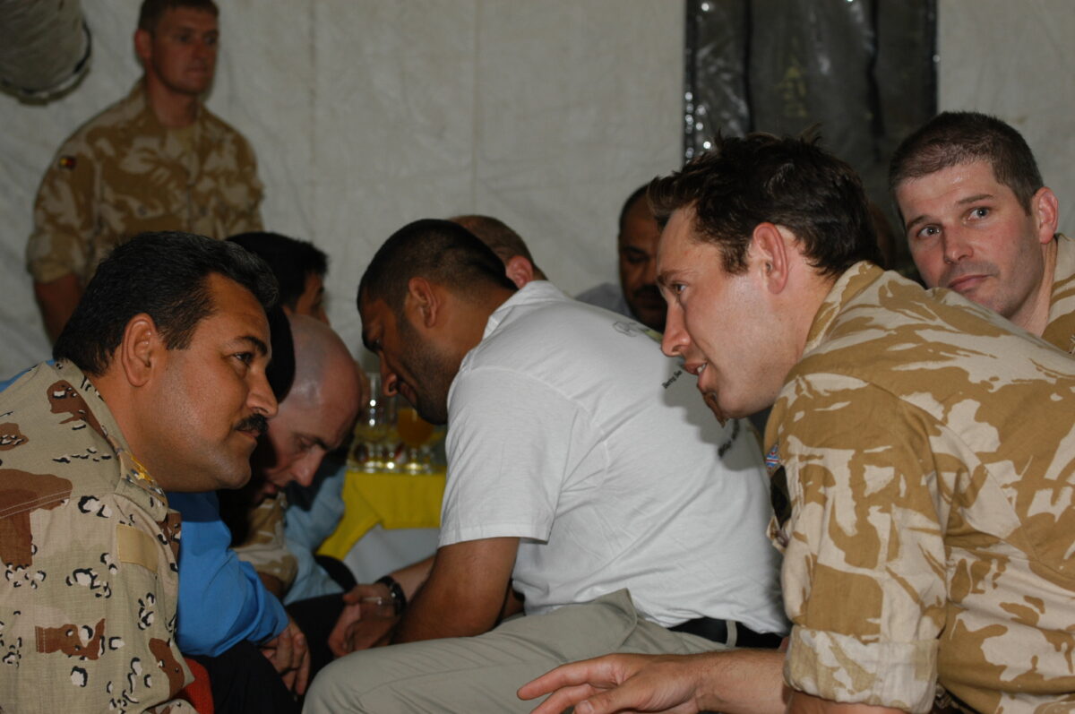 Operation TELIC 6 in 2005. 1st Battalion, Royal Anglian Regiment.