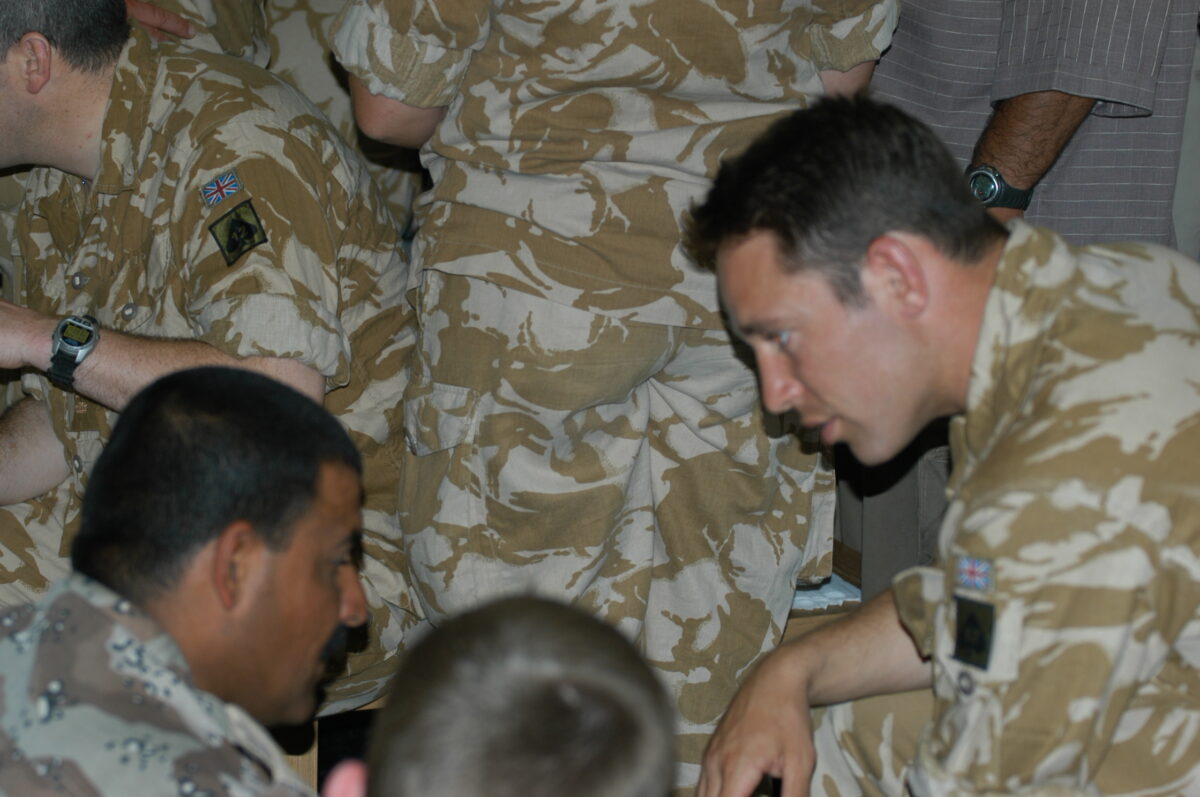 Operation TELIC 6 in 2005. 1st Battalion, Royal Anglian Regiment.