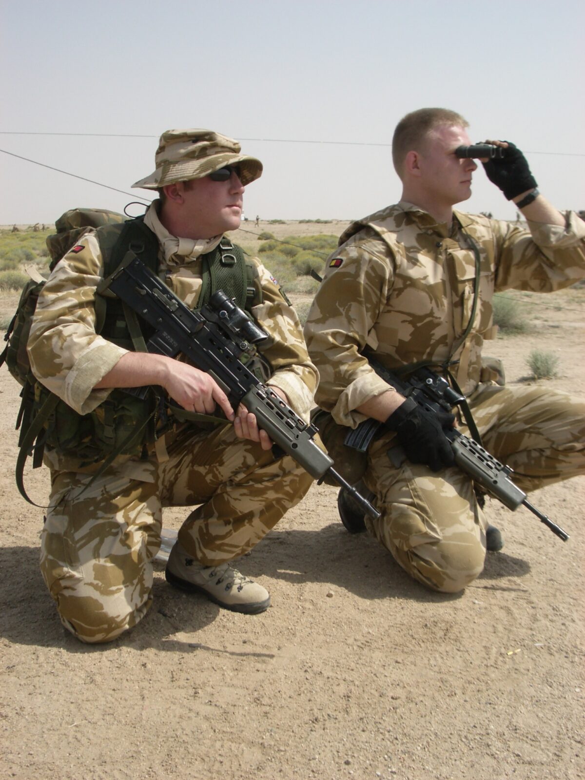 Operation TELIC 6 in 2005. 1st Battalion, Royal Anglian Regiment.