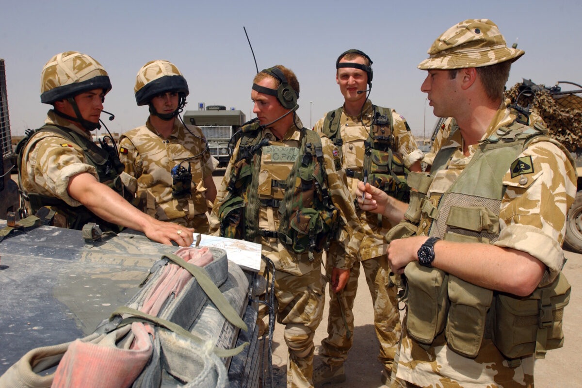 Operation TELIC 6 in 2005. A Company 1st Battalion, Royal Anglian Regiment.