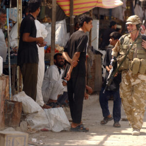 Operation TELIC 6 in 2005. A Company 1st Battalion, Royal Anglian Regiment.