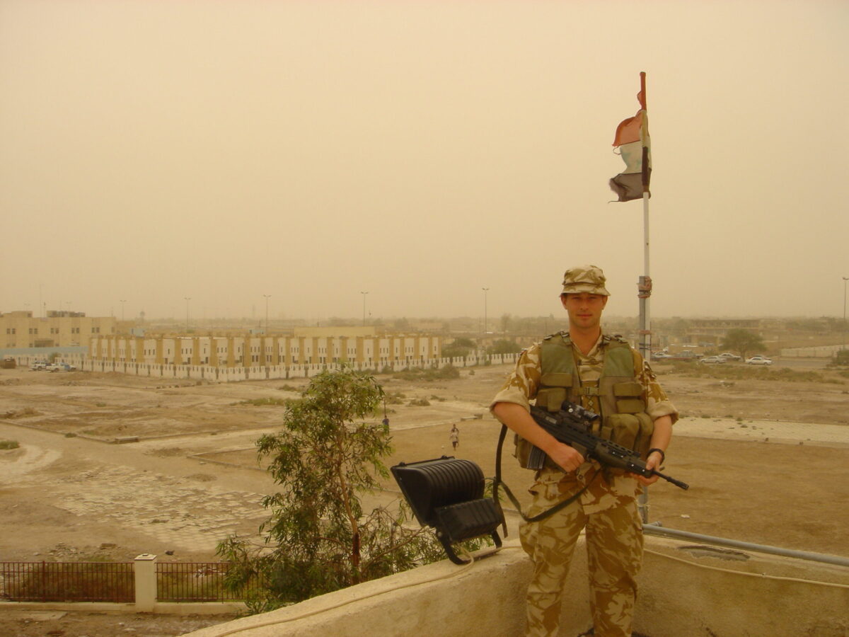Operation TELIC 6 in 2005. A Company 1st Battalion, Royal Anglian Regiment.