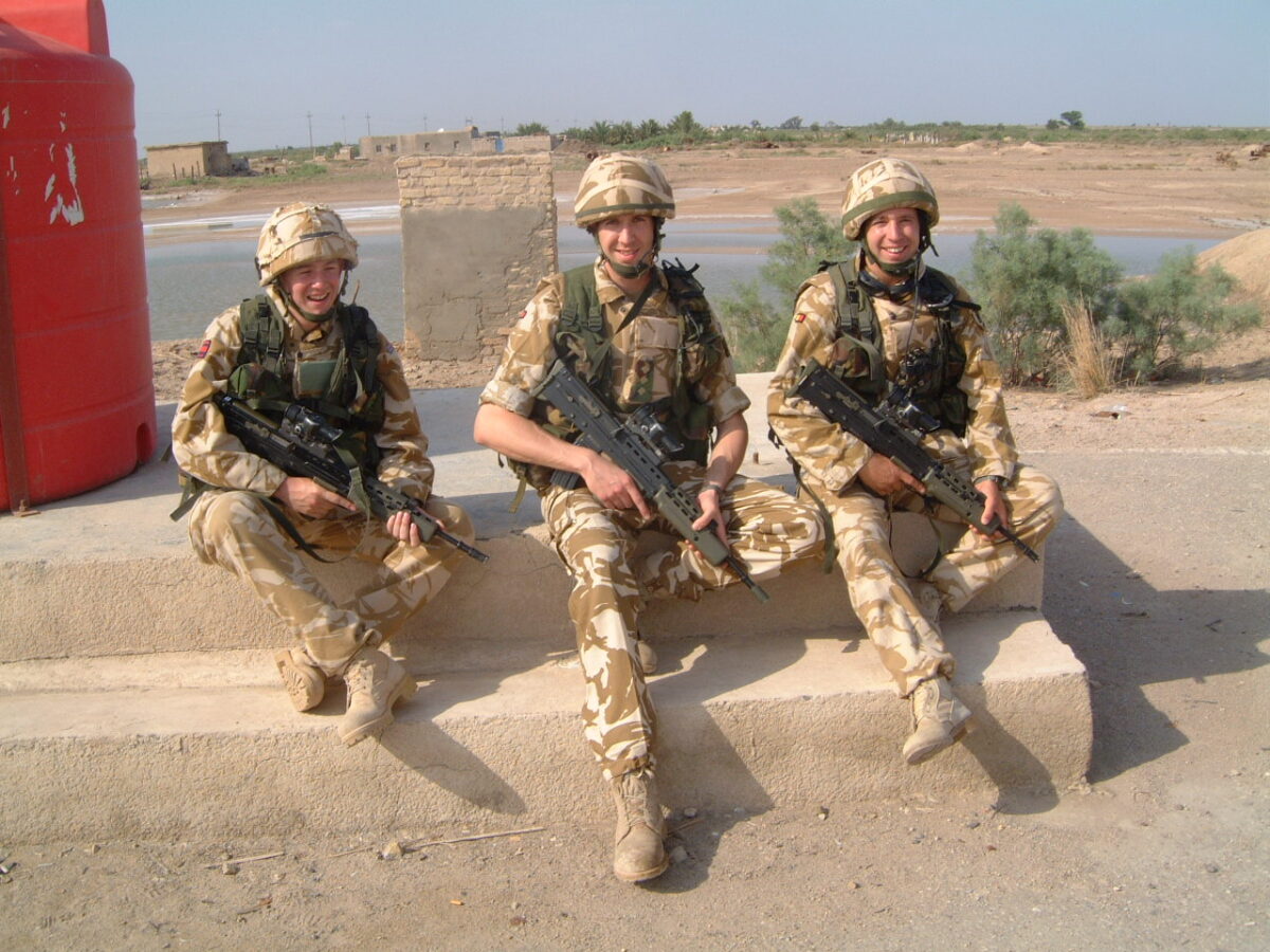 Operation TELIC 6 in 2005. 1st Battalion, Royal Anglian Regiment.
